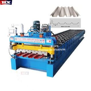 Metal ibr roof sheeting roll forming machine