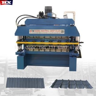 glazed and corrugated steel roofing machine price