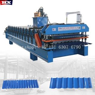 trapezoidal and corrugated roof machine